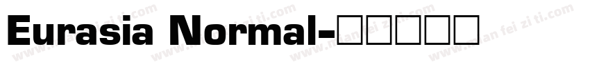 Eurasia Normal字体转换